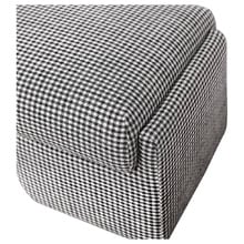 Houndstooth Varo Ottoman Bench